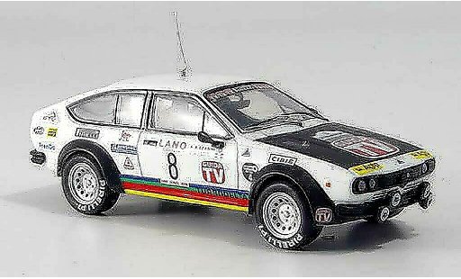 Alfa Romeo Alfetta gtv 2.0 1/43 M4 V Alfetta 2000 turbodelta No.8 Rally Zypern 1980 diecast model cars