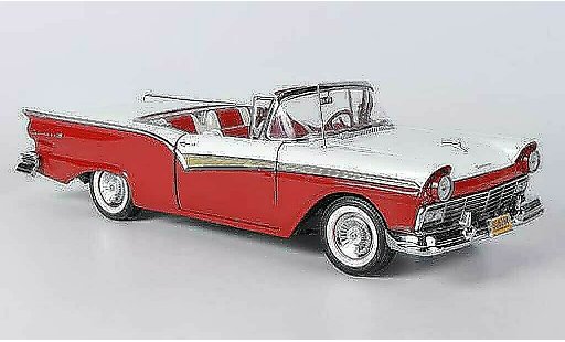 Ford Fairlane 500 Skyliner 1/18 Sun Star red/white diecast model cars