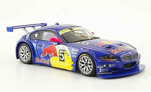Bmw Z4 course 1/43 Minichamps E85 M Coupe No.5 Red Bull 24h Silverstone 2006 diecast model cars