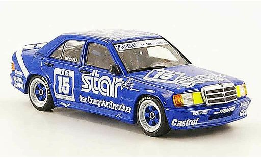 Mercedes 190 DTM 1/43 Minichamps 2.3 16 No.15 J.van Ommen Star 1988 diecast model cars