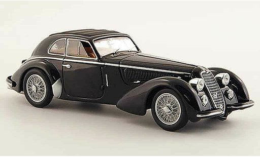 Alfa Romeo 8C 2900 b mm roadster 1/43 Minichamps lungo black 1938 diecast model cars