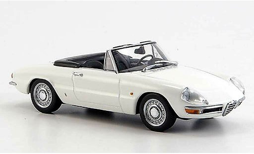 Alfa Romeo Spider Duetto 1750 veloce 1/43 Minichamps Spider white 1968 diecast model cars