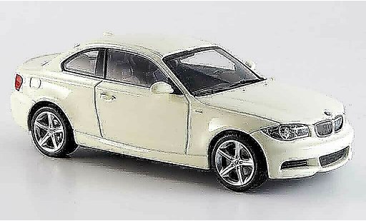 Bmw 120 E82 1/43 Minichamps d Coupe white 2007 diecast model cars