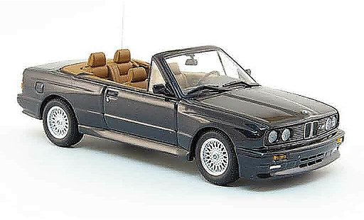 Bmw M3 Cabriolet 1/43 Minichamps E30 Convertible black 1988 diecast model cars