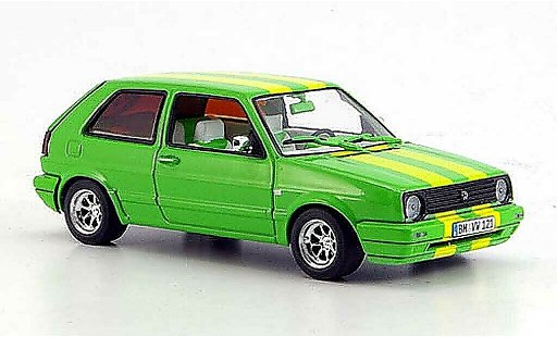 Volkswagen Golf Base 1/43 Minichamps Street Racer green diecast model cars