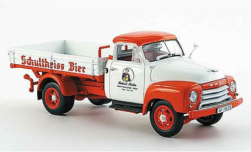 Opel Blitz Type A 1/43 Minichamps 1.75t schultheiss flatbed 1951 diecast model cars