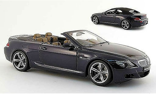 Bmw M6 Cabriolet 1/18 Kyosho E64 blue 2005 diecast model cars