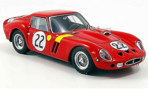 Ferrari 250 GTO 1962 1/43 Red Line no.22 l.dernier dritter le mans diecast model cars