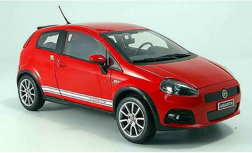 Fiat Grande Punto Abarth esseesse 1/18 Mondo Motors ss red diecast model cars