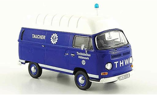 Volkswagen Combi A 1/43 Schuco t2a van thw taucher hochroof diecast model cars