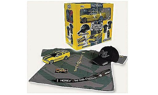 Ford Mustang Cesam 1/18 Norev by Parotech yellow/grey 2007 diecast model cars
