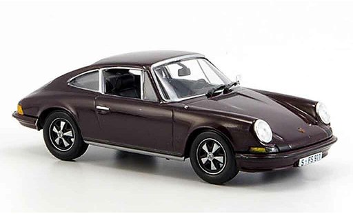 Porsche 911 2.4 1/43 Norev S brown 1973 diecast model cars
