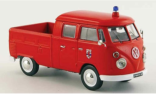 Volkswagen Combi Base 1/43 Norev t 1 doppelkabine pompier 1961 diecast model cars