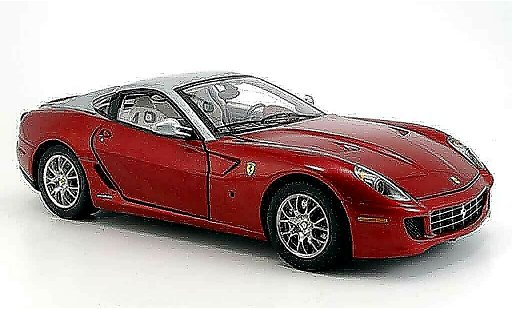 Ferrari 599 GTB 1/18 Hot Wheels Elite red et grey elite edition diecast model cars