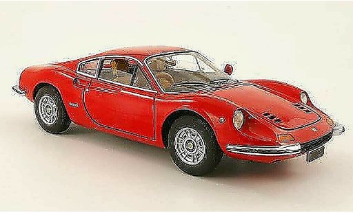 Ferrari Dino GT 1/18 Hot Wheels dino red diecast model cars