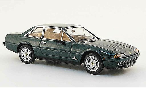 Ferrari 412 Coupe 1/43 Hot Wheels Elite green 1985 diecast model cars