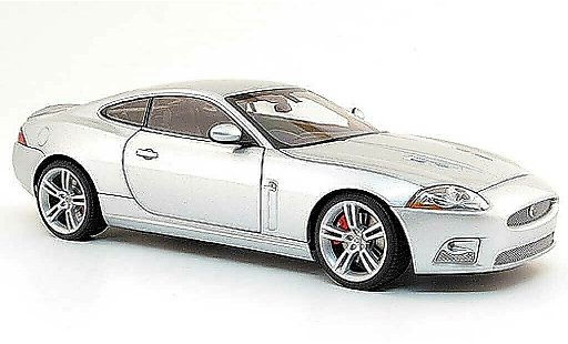 Jaguar XKR R coupe 1/18 Autoart grey rechtslenker (rhd) diecast model cars