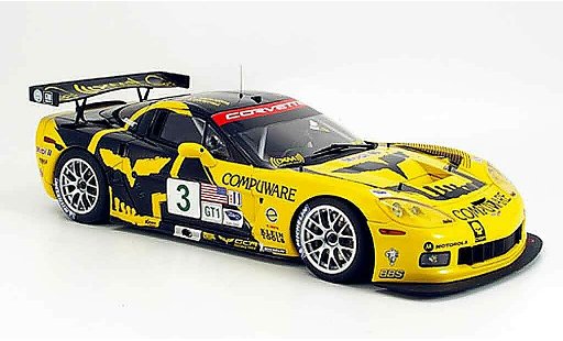 Chevrolet Corvette course 1/18 Autoart C6 r no.3 magnussen/o`connell alms 2007 diecast model cars