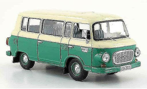Barkas B 1000 minibus 1/43 IST Models green beige 1965 diecast model cars