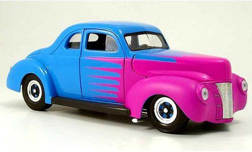 Ford Hot Rod 1940 1/18 Eagle deluxe coupe hot rod blue diecast model cars