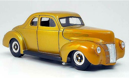 Ford Hot Rod 1940 1/18 Eagle deluxe coupe hot rod gold diecast model cars