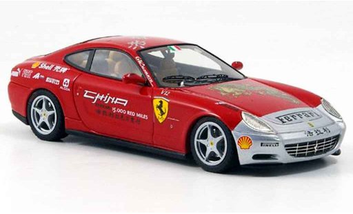 Ferrari 612 Scaglietti 1/43 Look Smart red grey metallisee 15000 red miles tour diecast model cars