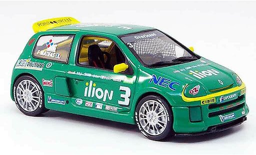 Renault Clio V6 1/43 Eagle 24v no.3 illion clio trophy 1999 diecast model cars
