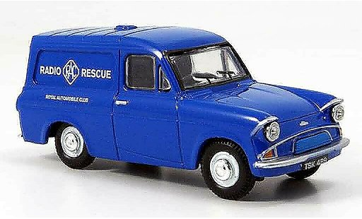 Ford Anglia Van 1/43 Oxford blue RAC Radio Rescue diecast model cars