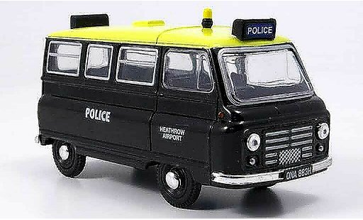 Austin J2 police 1/43 Oxford Bus Heathrow Airport diecast model cars