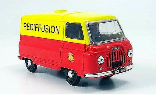 Morris J2 Van 1/43 Oxford orange yellow Rediffusion diecast model cars