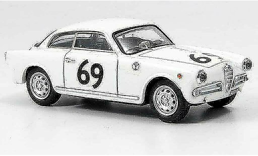 Alfa Romeo Giulietta berlina 1/43 Bang Sprint veloce no.69 peroglio zeltweg 1957 diecast model cars