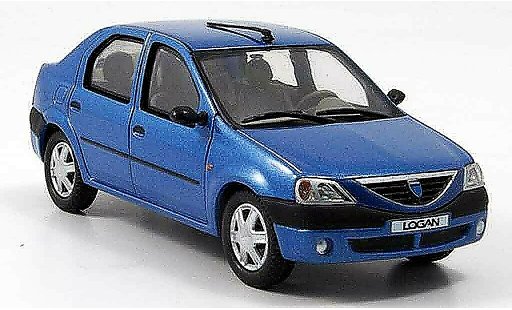 Dacia Logan Berline 1/43 Eligor blue diecast model cars