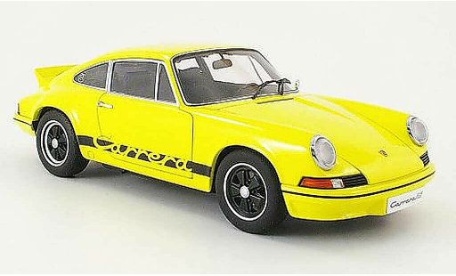 Porsche 911 RS 1/18 Autoart carrera 2.7 yellow/black 1973 diecast model cars