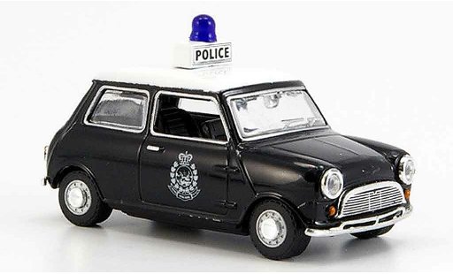 Austin Mini police 1/43 Oxford black white Hong Kong diecast model cars