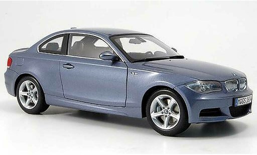 Bmw 120 E82 1/18 Kyosho i coupe blue grey diecast model cars