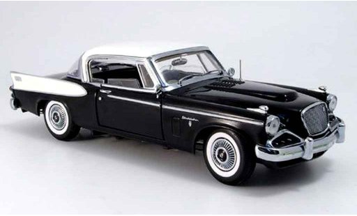 Studebaker Hawk Base 1/18 Yat Ming black whites roof 1958 diecast model cars