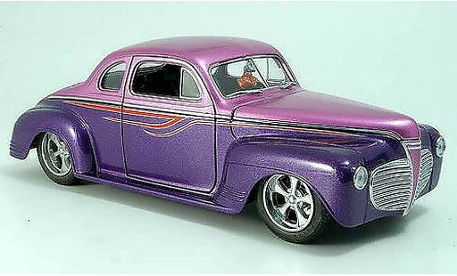 Plymouth Coupe Hot Rod 1/18 Yat Ming purple diecast model cars