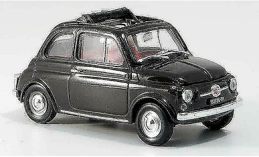 Fiat 500 F 1/43 Brumm brown geoffnetes folding roof 1965 diecast model cars