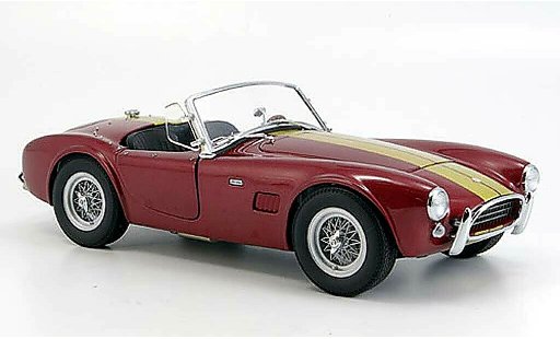 AC Cobra 289 1/18 Exoto red avec bandes 1963 diecast model cars