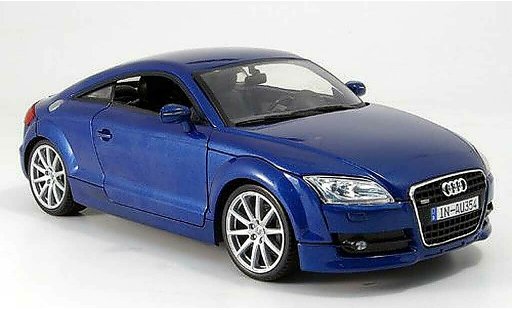 Audi TT coupe 1/18 Mondo Motors blue diecast model cars