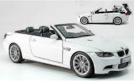 Bmw M3 Cabriolet 1/18 Kyosho E93 white diecast model cars