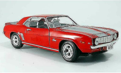 Chevrolet Camaro Z28 1/18 Ertl red 1969 diecast model cars