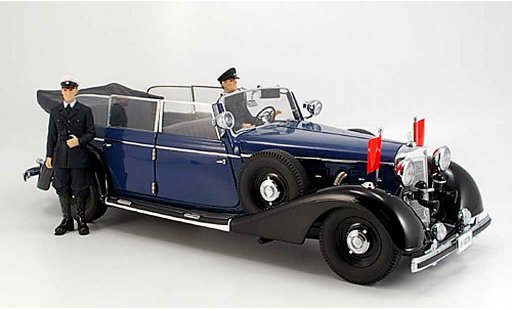 Mercedes 770 Cabriolet 1/18 Signature blue (premium) 1938 diecast model cars