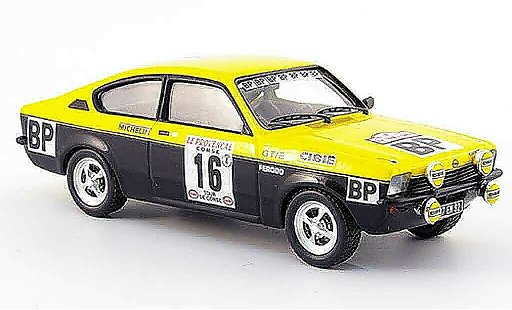 Opel Kadett GT 1/43 Trofeu e no.16 bp tour de corse 1975 diecast model cars