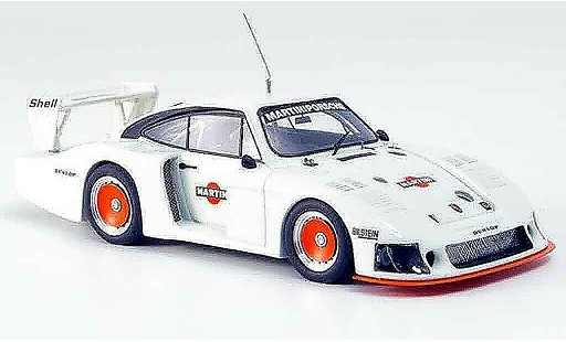 Porsche 935 1978 1/43 Look Smart Moby Dick Martini Press Version white diecast model cars