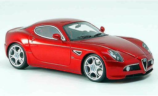 Alfa Romeo 8C competizione 1/43 Look Smart red ausstellung frankfurt 2007 diecast model cars