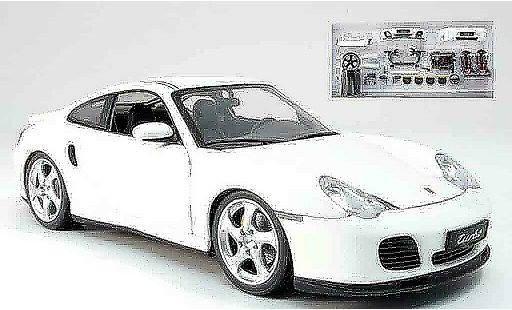Porsche 911 Base 1/18 AutoProShop gt techart xl white with tunigteilen 2004 diecast model cars