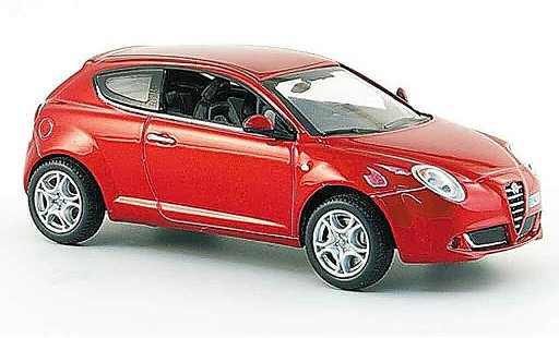 Alfa Romeo Mito berline 1/43 Norev red 2008 diecast model cars
