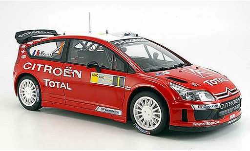 Citroen C4 WRC 1/18 Autoart loeb/ elena no.1 winner brd rallye 2008 diecast model cars