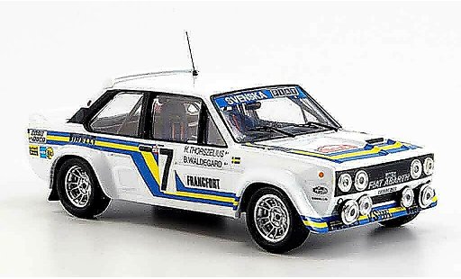 Fiat 131 Abarth 1/43 IXO No.7 Waldgegard Thoreszelius 1980 diecast model cars